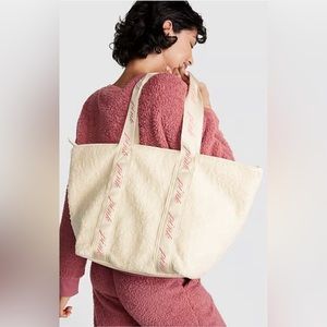 PINK by  Victoria’s Secret Cozy Fleece Tote.